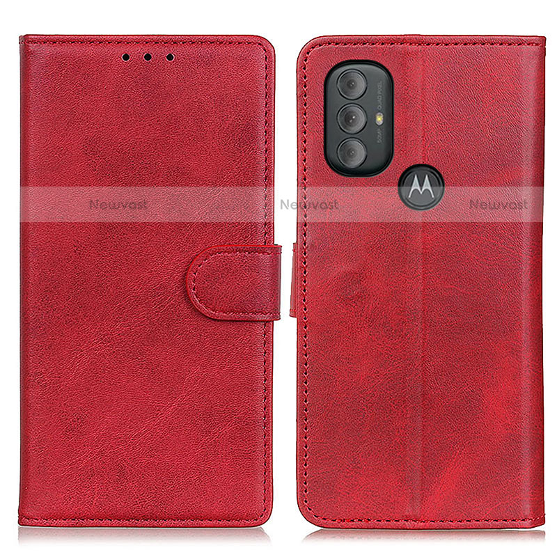 Leather Case Stands Flip Cover Holder A05D for Motorola Moto G Play (2023)