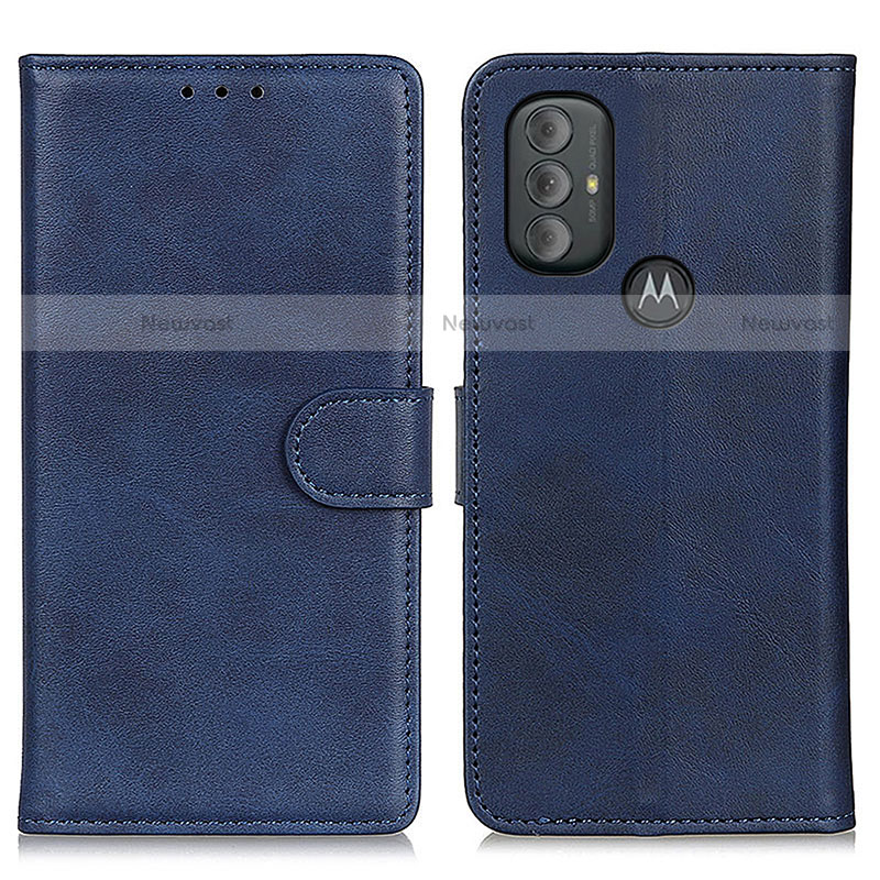 Leather Case Stands Flip Cover Holder A05D for Motorola Moto G Play (2023)