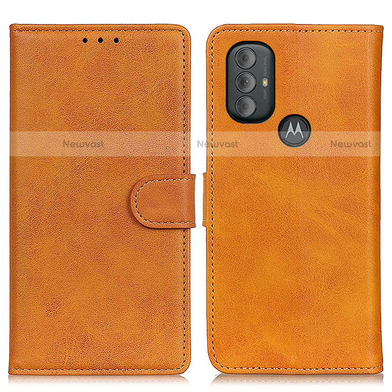 Leather Case Stands Flip Cover Holder A05D for Motorola Moto G Play (2023)