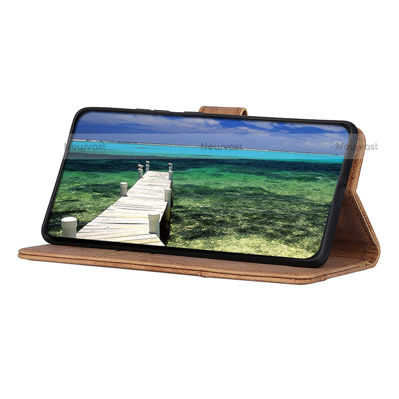 Leather Case Stands Flip Cover Holder A05D for Motorola Moto G31