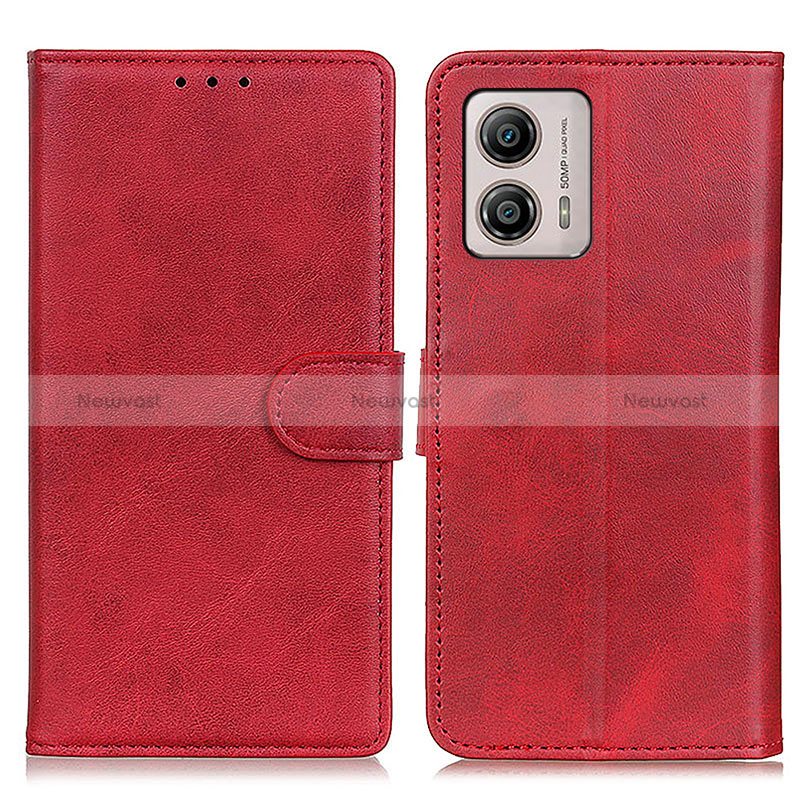 Leather Case Stands Flip Cover Holder A05D for Motorola Moto G53y 5G