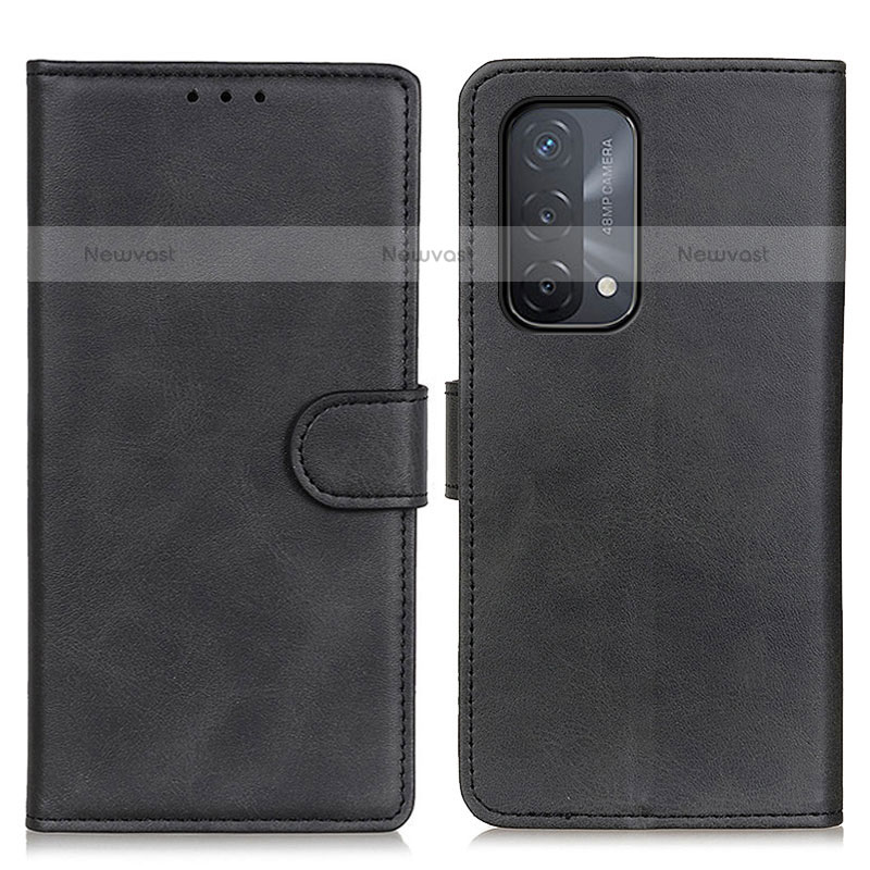 Leather Case Stands Flip Cover Holder A05D for OnePlus Nord N200 5G