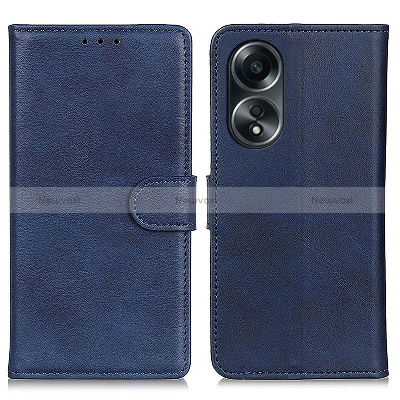 Leather Case Stands Flip Cover Holder A05D for Oppo A18