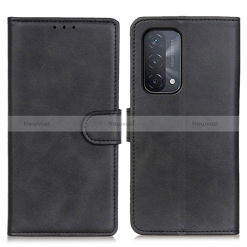 Leather Case Stands Flip Cover Holder A05D for Oppo A74 5G