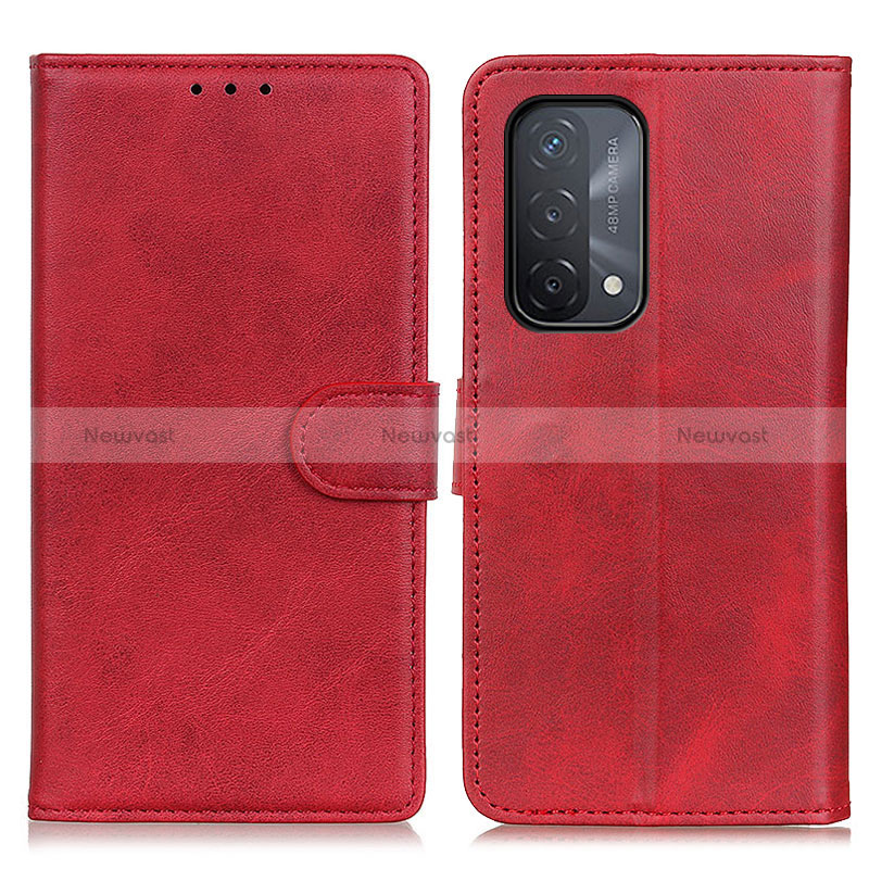 Leather Case Stands Flip Cover Holder A05D for Oppo A74 5G