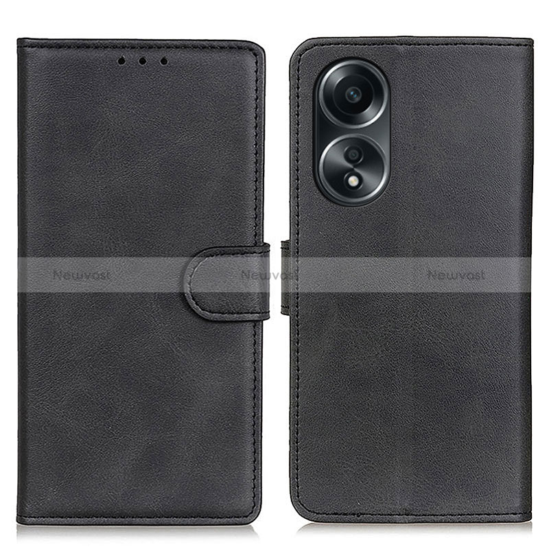 Leather Case Stands Flip Cover Holder A05D for Oppo A78 4G