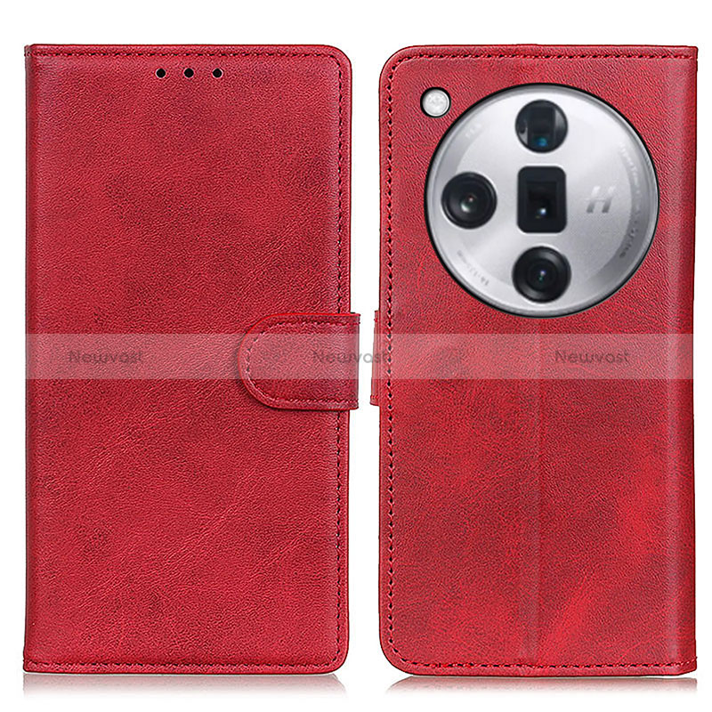 Leather Case Stands Flip Cover Holder A05D for Oppo Find X7 5G