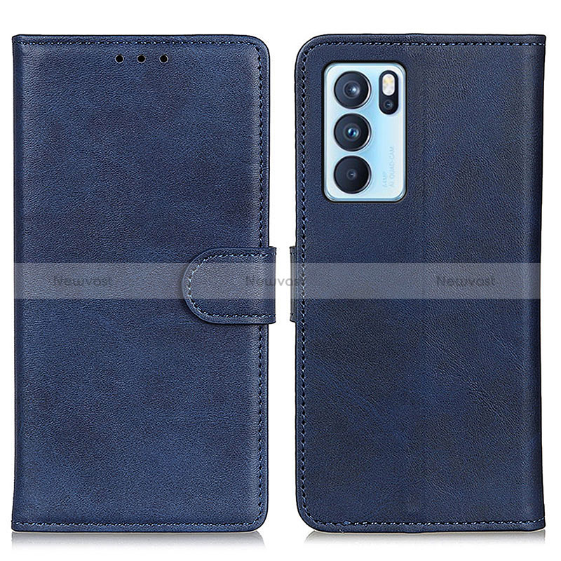 Leather Case Stands Flip Cover Holder A05D for Oppo Reno6 Pro 5G India