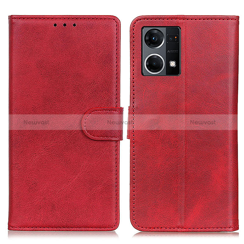 Leather Case Stands Flip Cover Holder A05D for Oppo Reno8 4G