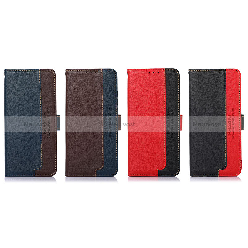 Leather Case Stands Flip Cover Holder A05D for Samsung Galaxy S24 Ultra 5G