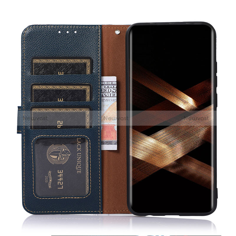 Leather Case Stands Flip Cover Holder A05D for Samsung Galaxy S24 Ultra 5G