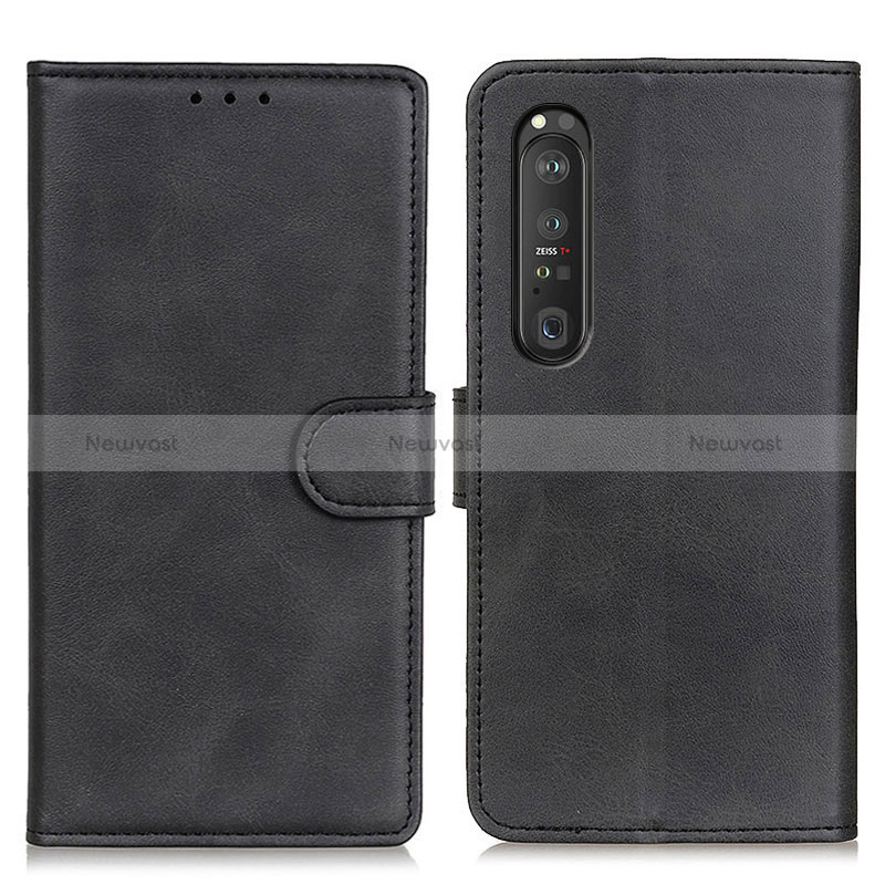 Leather Case Stands Flip Cover Holder A05D for Sony Xperia 1 III