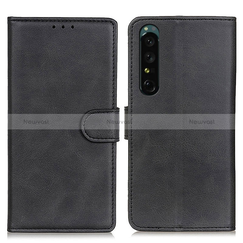 Leather Case Stands Flip Cover Holder A05D for Sony Xperia 1 V