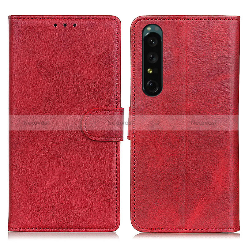 Leather Case Stands Flip Cover Holder A05D for Sony Xperia 1 V