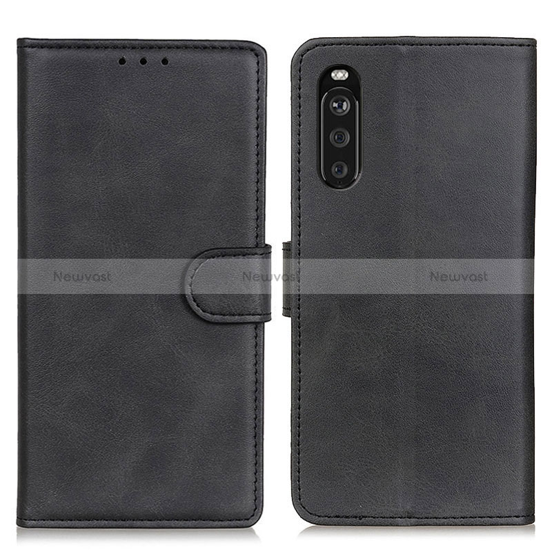 Leather Case Stands Flip Cover Holder A05D for Sony Xperia 10 III