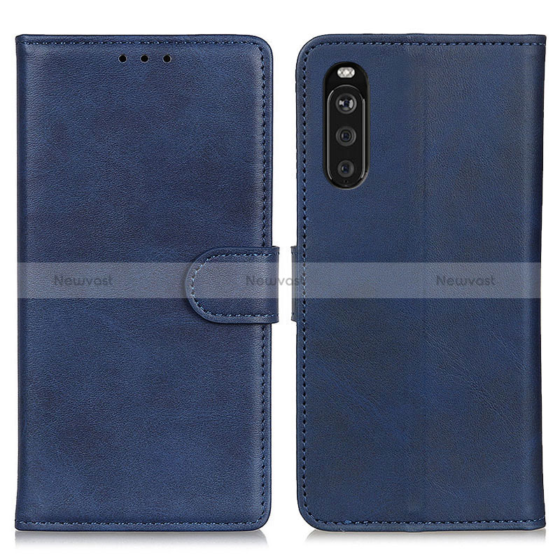 Leather Case Stands Flip Cover Holder A05D for Sony Xperia 10 III