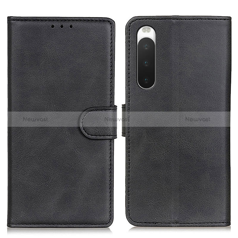 Leather Case Stands Flip Cover Holder A05D for Sony Xperia 10 V