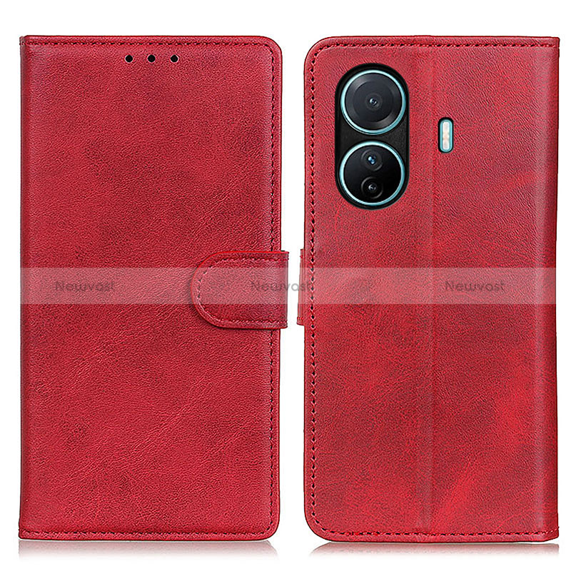 Leather Case Stands Flip Cover Holder A05D for Vivo iQOO Z6 Pro 5G