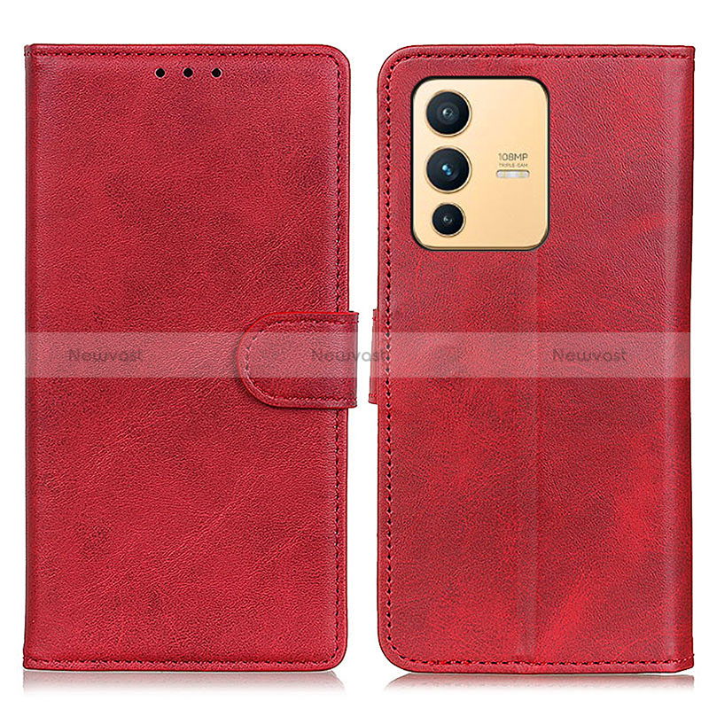 Leather Case Stands Flip Cover Holder A05D for Vivo V23 5G