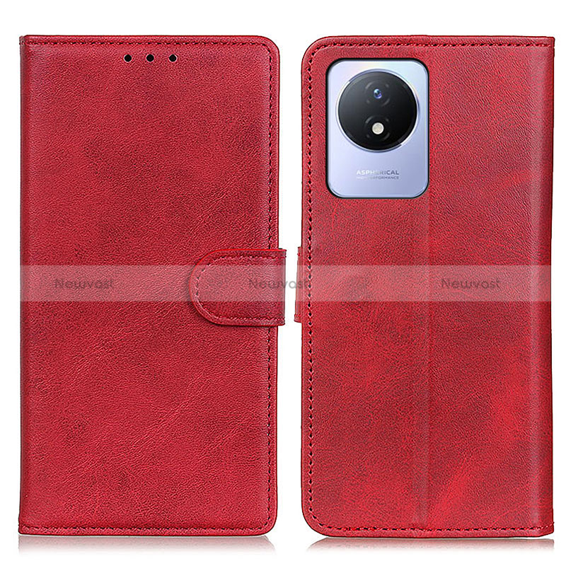 Leather Case Stands Flip Cover Holder A05D for Vivo Y02