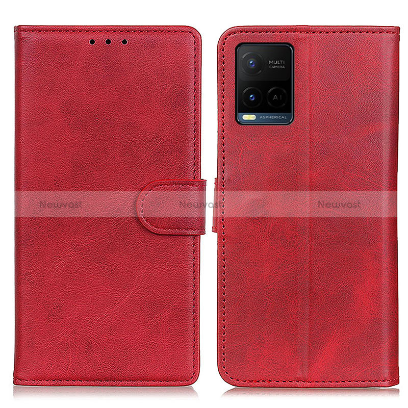 Leather Case Stands Flip Cover Holder A05D for Vivo Y21G