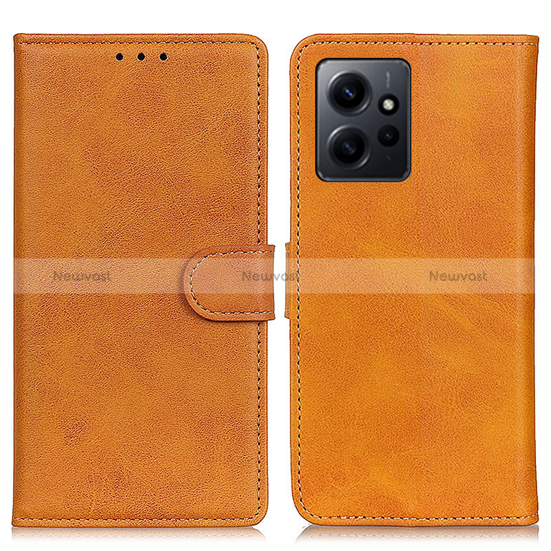 Leather Case Stands Flip Cover Holder A05D for Xiaomi Redmi Note 12 4G