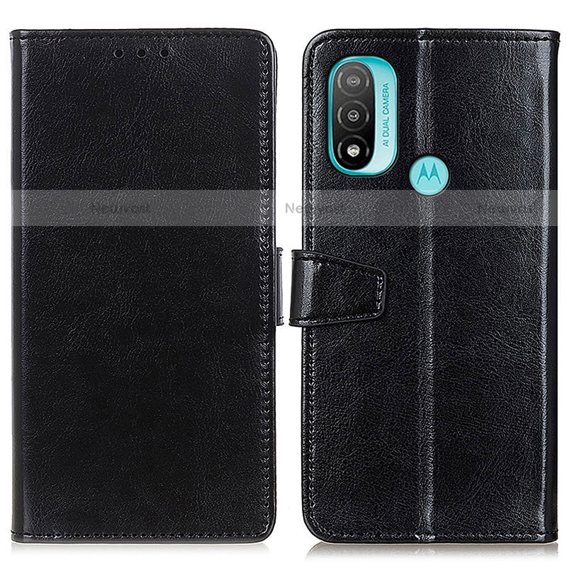 Leather Case Stands Flip Cover Holder A06D for Motorola Moto E30