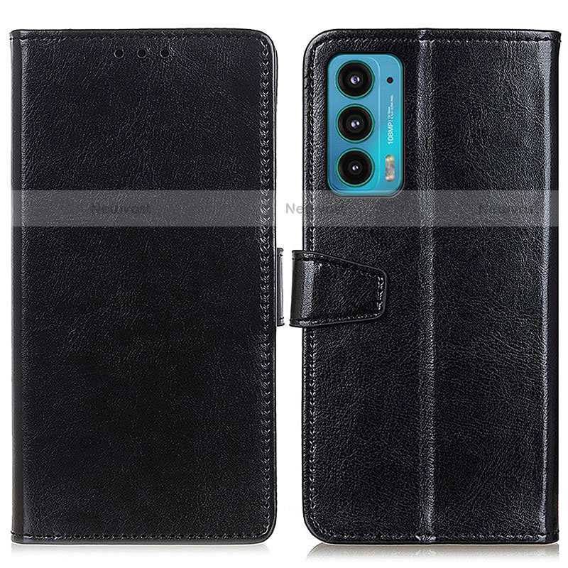 Leather Case Stands Flip Cover Holder A06D for Motorola Moto Edge 20 5G