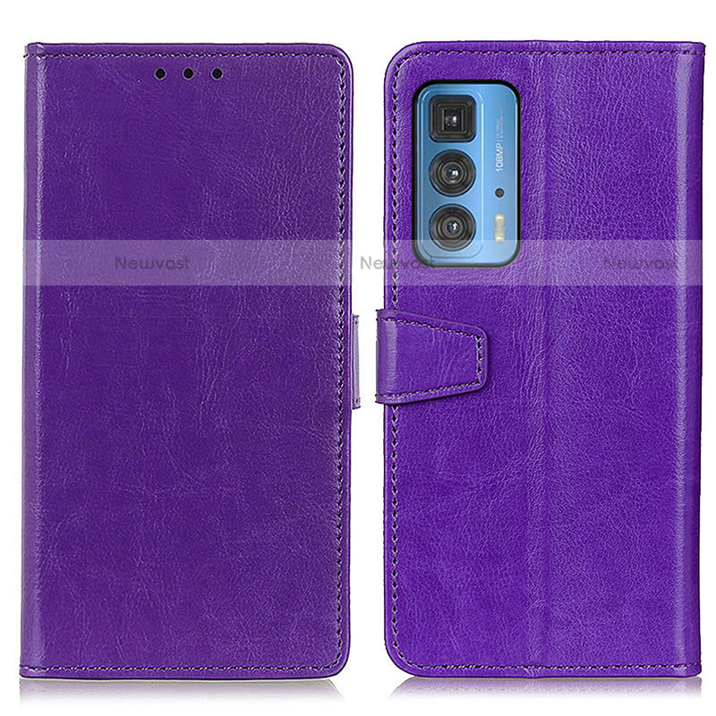 Leather Case Stands Flip Cover Holder A06D for Motorola Moto Edge 20 Pro 5G