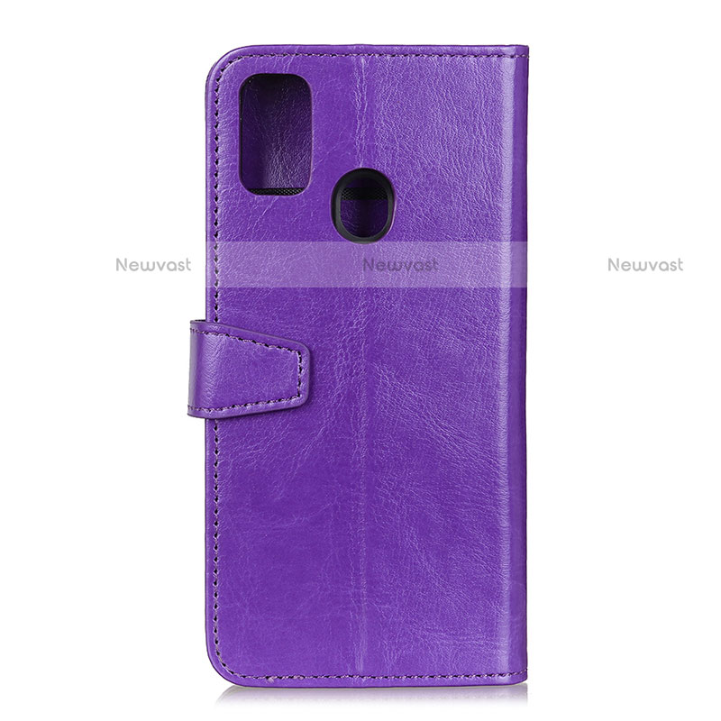 Leather Case Stands Flip Cover Holder A06D for Motorola Moto G31