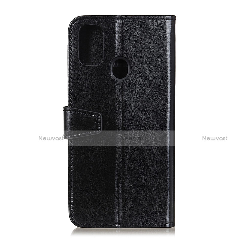 Leather Case Stands Flip Cover Holder A06D for Motorola Moto G41