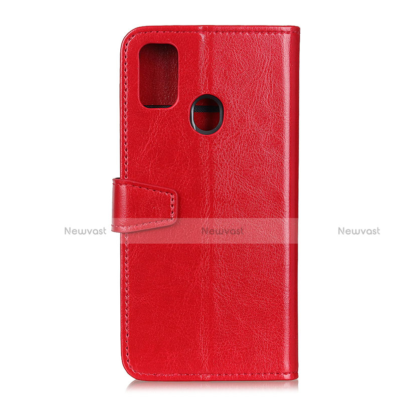 Leather Case Stands Flip Cover Holder A06D for Motorola Moto G41