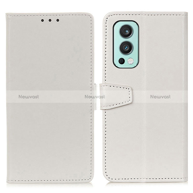 Leather Case Stands Flip Cover Holder A06D for OnePlus Nord 2 5G