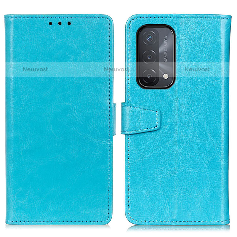 Leather Case Stands Flip Cover Holder A06D for OnePlus Nord N200 5G