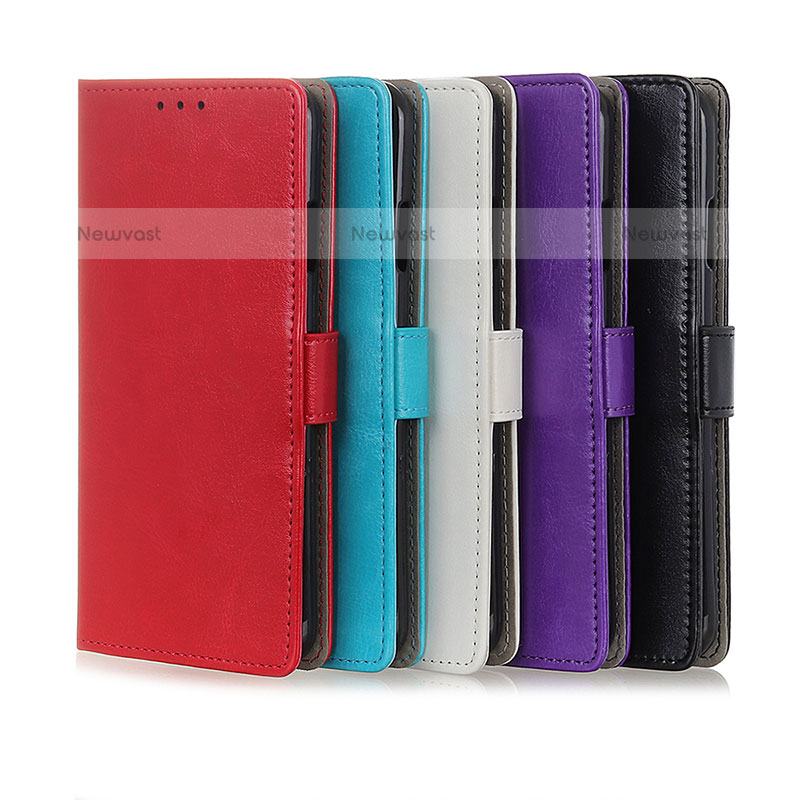 Leather Case Stands Flip Cover Holder A06D for OnePlus Nord N200 5G