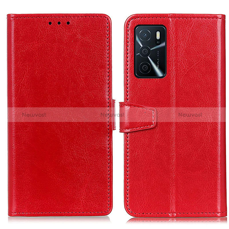 Leather Case Stands Flip Cover Holder A06D for Oppo A16