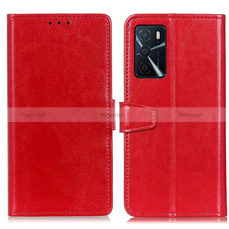 Leather Case Stands Flip Cover Holder A06D for Oppo A16s