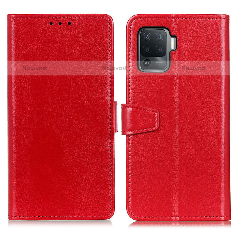 Leather Case Stands Flip Cover Holder A06D for Oppo A94 4G