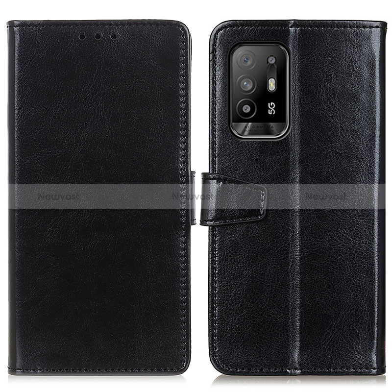 Leather Case Stands Flip Cover Holder A06D for Oppo Reno5 Z 5G