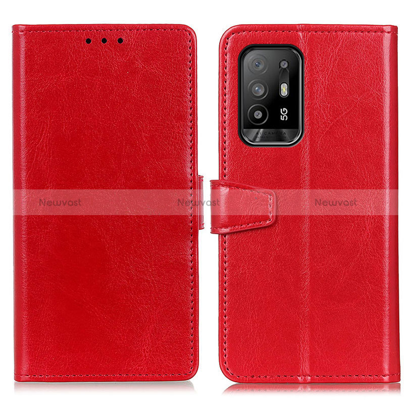 Leather Case Stands Flip Cover Holder A06D for Oppo Reno5 Z 5G