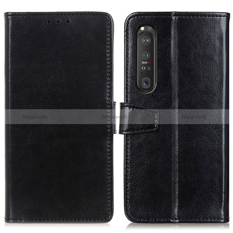 Leather Case Stands Flip Cover Holder A06D for Sony Xperia 1 III