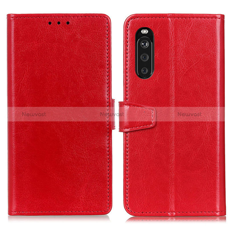 Leather Case Stands Flip Cover Holder A06D for Sony Xperia 10 III Lite