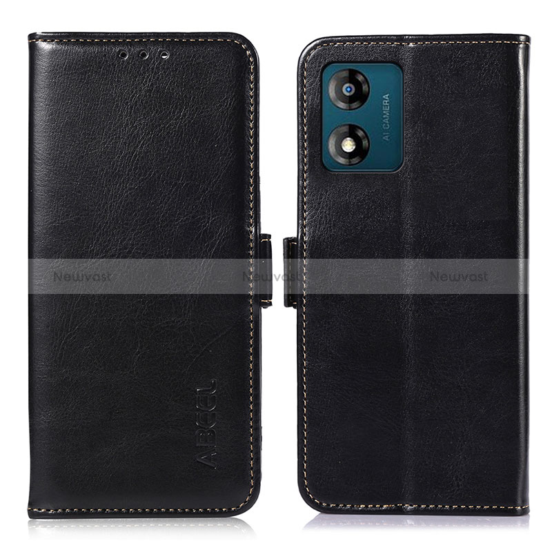 Leather Case Stands Flip Cover Holder A07D for Motorola Moto E13