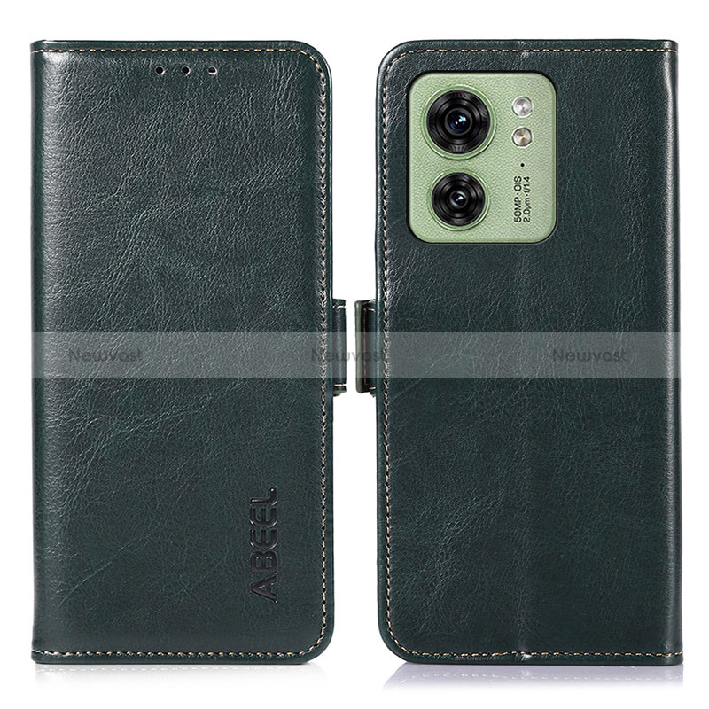 Leather Case Stands Flip Cover Holder A07D for Motorola Moto Edge 40 5G