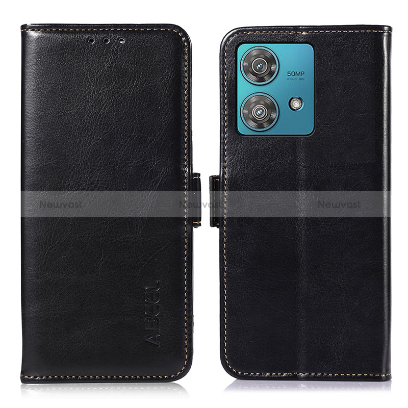 Leather Case Stands Flip Cover Holder A07D for Motorola Moto Edge 40 Neo 5G