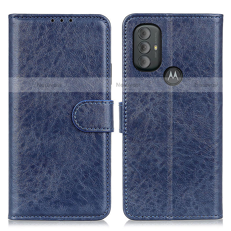 Leather Case Stands Flip Cover Holder A07D for Motorola Moto G Play (2023)