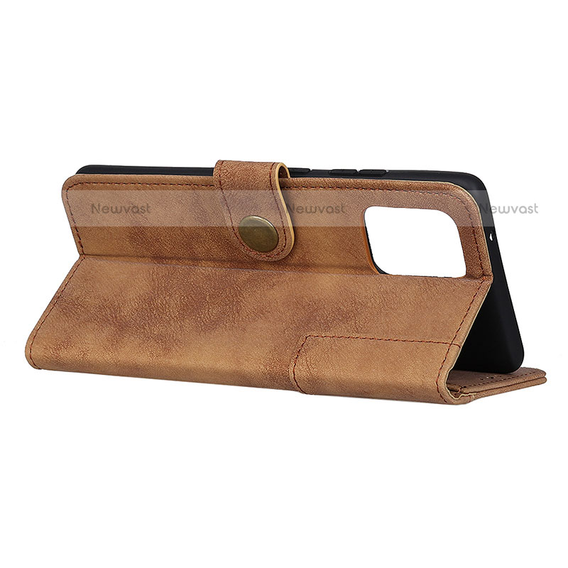 Leather Case Stands Flip Cover Holder A07D for Motorola Moto G100 5G