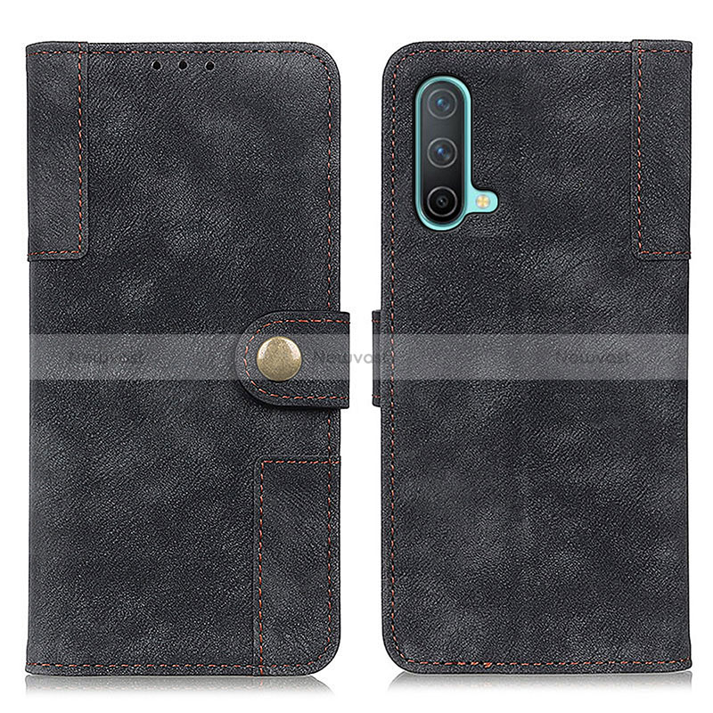 Leather Case Stands Flip Cover Holder A07D for OnePlus Nord CE 5G