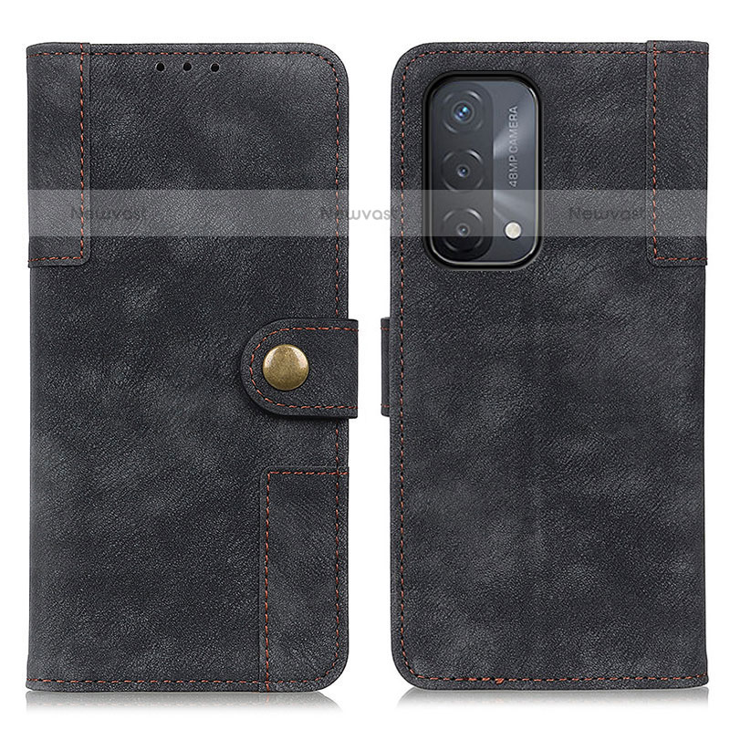 Leather Case Stands Flip Cover Holder A07D for OnePlus Nord N200 5G