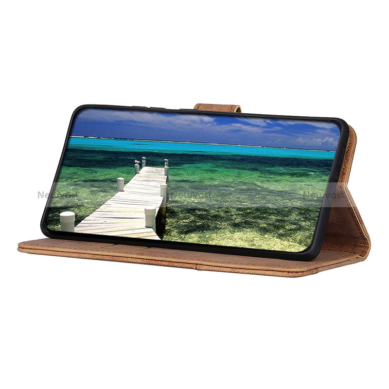 Leather Case Stands Flip Cover Holder A07D for Oppo A16